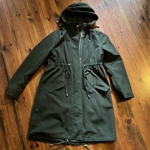 Frank & Oak Alpine Shell Parka in Khaki Green (XS)